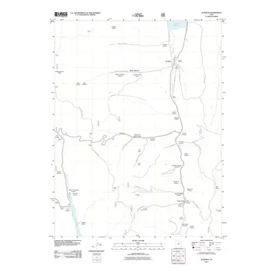 2011 Map of Scofield, 2011 Print