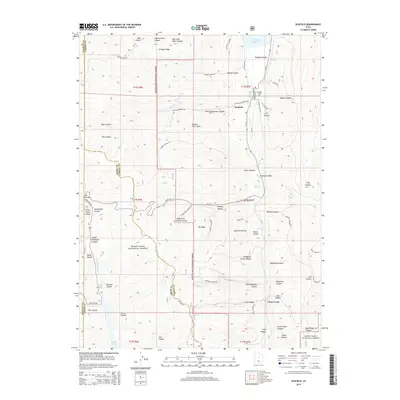 2014 Map of Scofield, 2014 Print