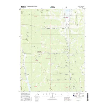 2017 Map of Scofield, 2017 Print