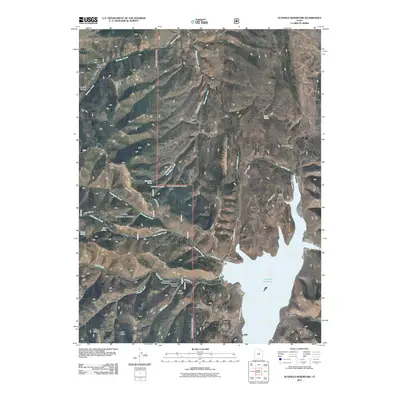 2011 Map of Scofield Reservoir, 2011 Print