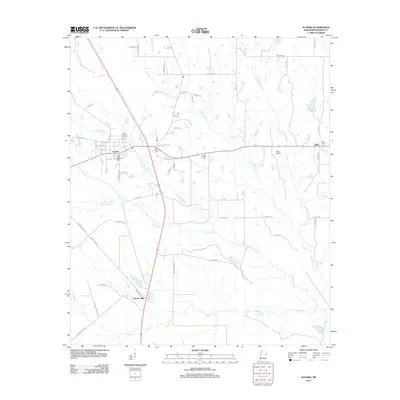 2012 Map of Scooba, 2012 Print