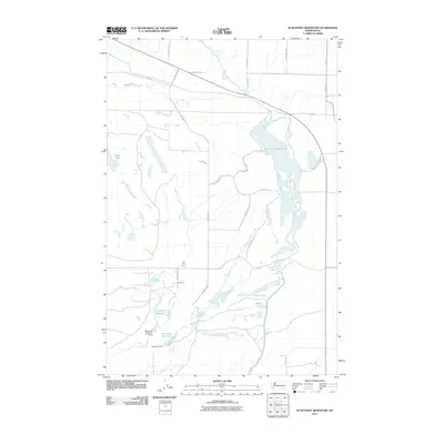2011 Map of Scooteney Reservoir, 2011 Print