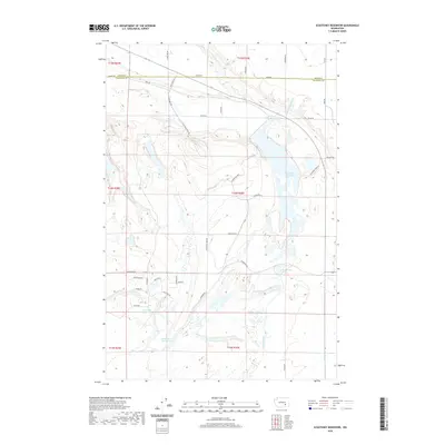 2020 Map of Scooteney Reservoir, 2020 Print