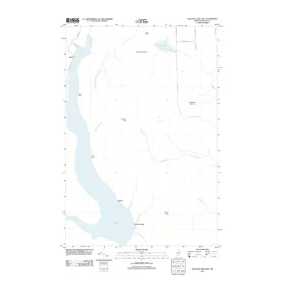 2011 Map of Scopan Lake East, 2011 Print