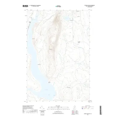 2018 Map of Scopan Lake East, 2018 Print