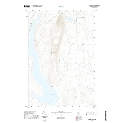 2021 Map of Scopan Lake East, 2021 Print