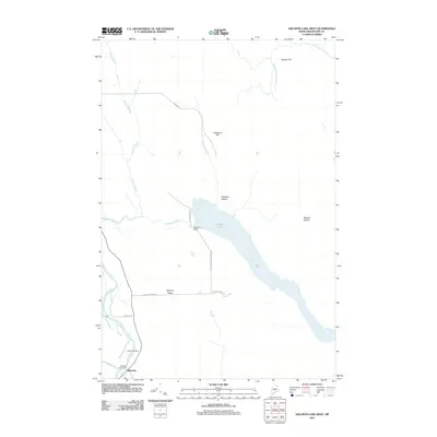 2011 Map of Scopan Lake West, 2011 Print