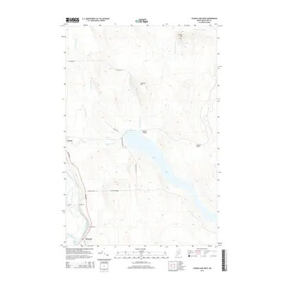 2014 Map of Scopan Lake West, 2014 Print