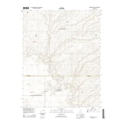 2014 Map of Scorpion Gulch, 2014 Print