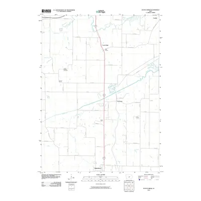 2010 Map of Scotch Ridge, 2010 Print