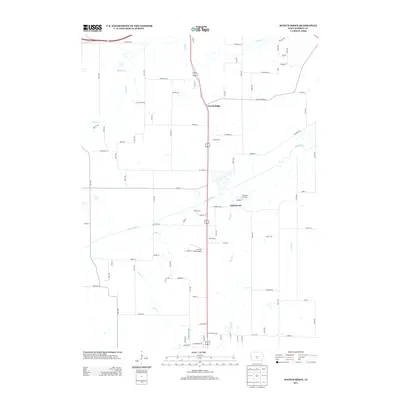 2013 Map of Scotch Ridge, 2013 Print