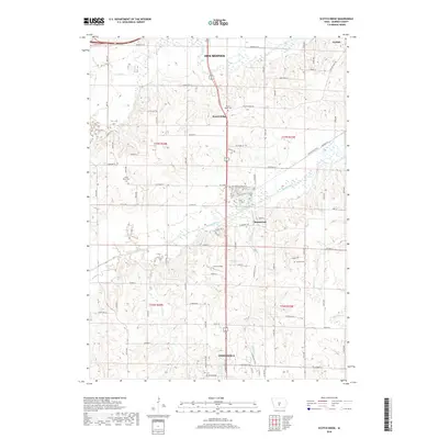 2018 Map of Scotch Ridge, 2018 Print