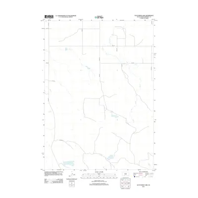 2012 Map of Scotchman Lake, 2012 Print