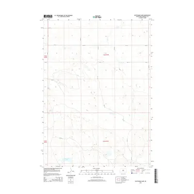 2015 Map of Scotchman Lake, 2015 Print