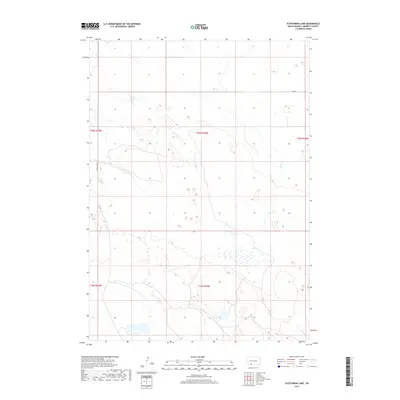 2017 Map of Scotchman Lake, 2017 Print