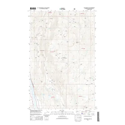 2014 Map of Scotchman Lake, 2014 Print