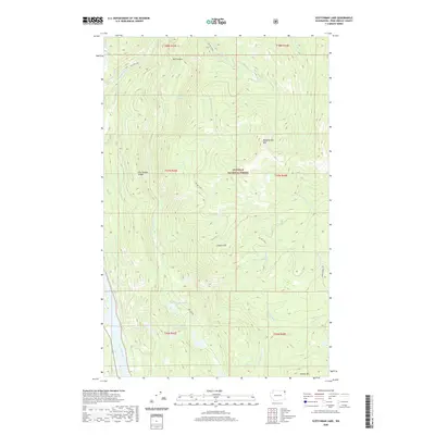 2020 Map of Scotchman Lake, 2020 Print