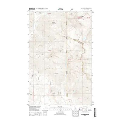 2013 Map of Scotchman Peak, 2013 Print