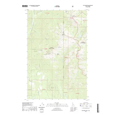 2020 Map of Scotchman Peak, 2020 Print