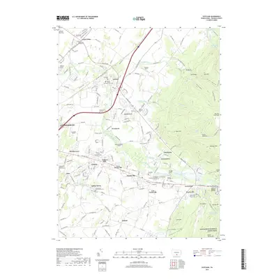 2019 Map of Scotland, 2019 Print