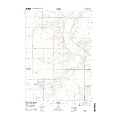 2015 Map of Scotland, 2015 Print