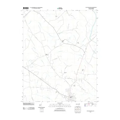 2010 Map of Scotland Neck, 2010 Print