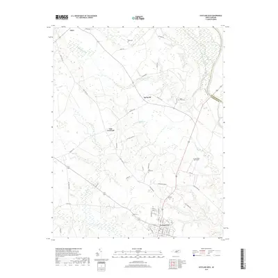 2019 Map of Scotland Neck, 2019 Print