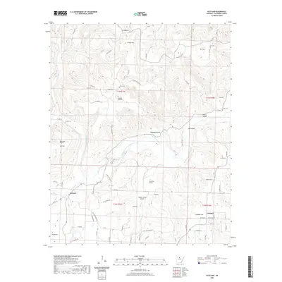 2020 Map of Scotland, 2020 Print