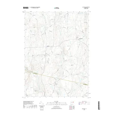 2018 Map of Scotland, 2018 Print