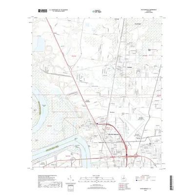 2018 Map of Scotlandville, 2018 Print