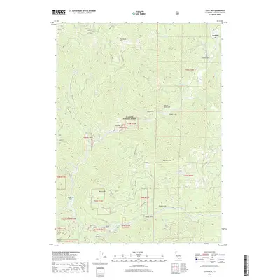 2018 Map of Scott Bar, 2018 Print