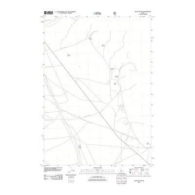 2011 Map of Scott Butte, 2011 Print