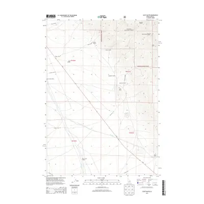 2013 Map of Scott Butte, 2013 Print