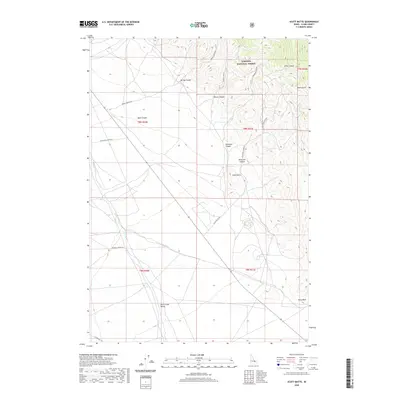 2020 Map of Scott Butte, 2020 Print