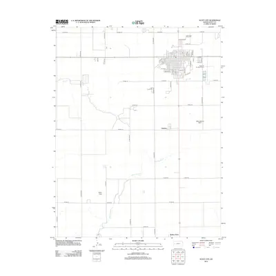 2012 Map of Scott City, 2012 Print