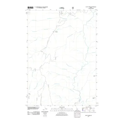 2011 Map of Scott Creek, 2011 Print