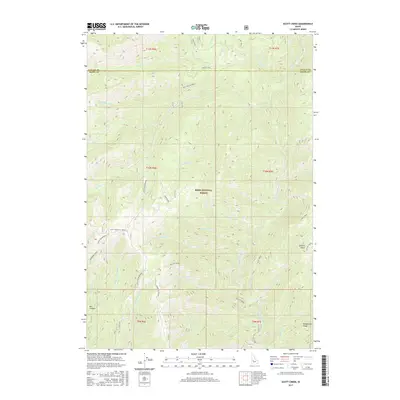 2017 Map of Scott Creek, 2017 Print