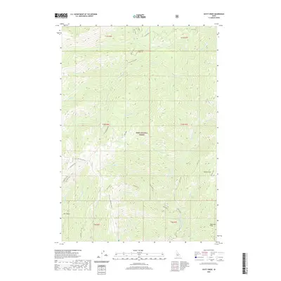 2020 Map of Scott Creek, 2020 Print