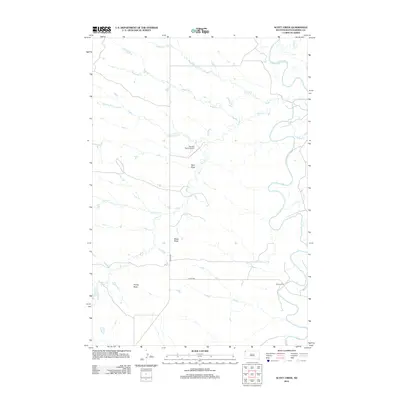 2012 Map of Scott Creek, 2012 Print