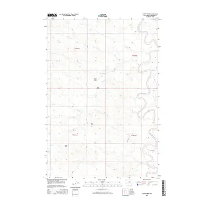 2015 Map of Scott Creek, 2015 Print