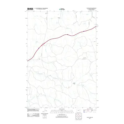 2012 Map of Scott Dam, 2012 Print