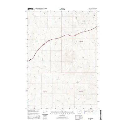 2015 Map of Scott Dam, 2015 Print