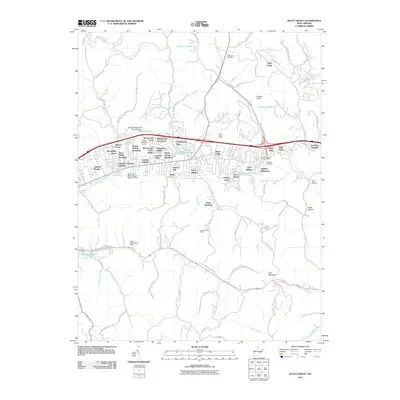 2011 Map of Scott Depot, 2011 Print