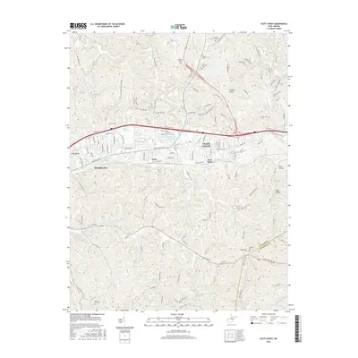 2016 Map of Scott Depot, 2016 Print