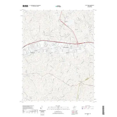 2019 Map of Scott Depot, 2019 Print