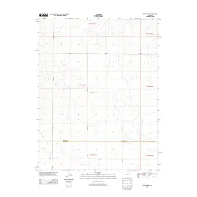 2013 Map of Scott Draw, 2013 Print