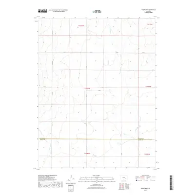 2019 Map of Scott Draw, 2019 Print
