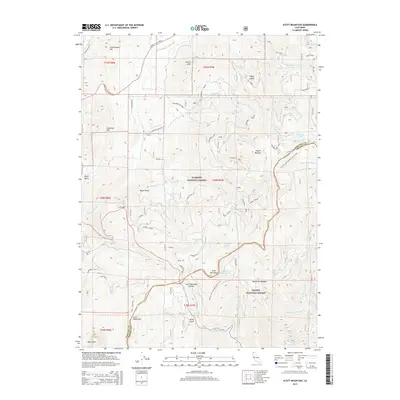 2015 Map of Scott Mountain, 2015 Print