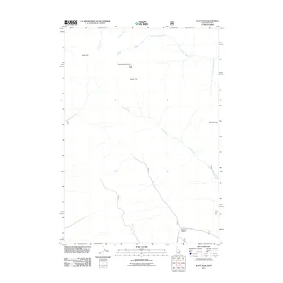 2011 Map of Scott Peak, 2011 Print