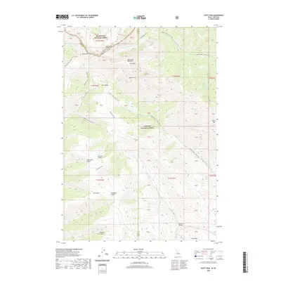 2020 Map of Scott Peak, 2020 Print